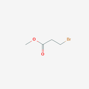 molecular formula C4H7BrO2 B147280 Methyl 3-bromopropionate CAS No. 3395-91-3