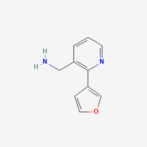(2-(Furan-3-yl)pyridin-3-yl)methanamine