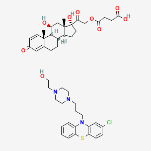molecular formula C46H58ClN3O9S B14728068 Prednazate CAS No. 5714-75-0