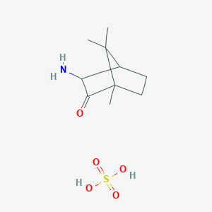 molecular formula C10H19NO5S B14728095 d-Camphor, 3-amino-, monosulfate CAS No. 5339-84-4