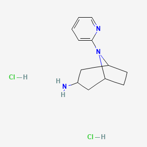 8-(Pyridin-2-yl)-8-azabicyclo[3.2.1]octan-3-amine dihydrochloride