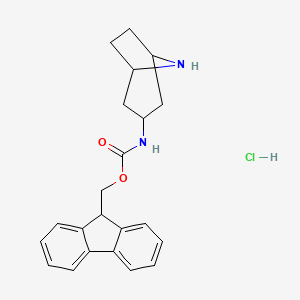 (9H-fluoren-9-yl)methyl (8-azabicyclo[3.2.1]octan-3-yl)carbamate hydrochloride