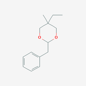 molecular formula C14H20O2 B14728168 2-Benzyl-5-ethyl-5-methyl-1,3-dioxane CAS No. 7143-19-3