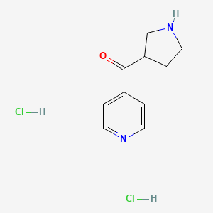 Pyridin-4-yl(pyrrolidin-3-yl)methanone dihydrochloride