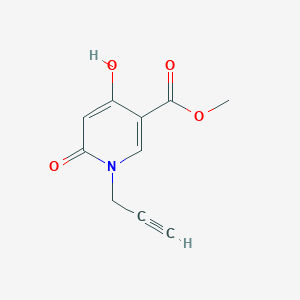 Methyl 4-hydroxy-6-oxo-1-(prop-2-yn-1-yl)-1,6-dihydropyridine-3-carboxylate