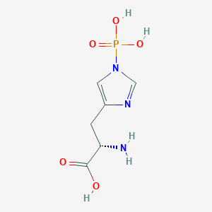 molecular formula C6H10N3O5P B14728252 1-Phosphono-L-histidine CAS No. 5789-14-0