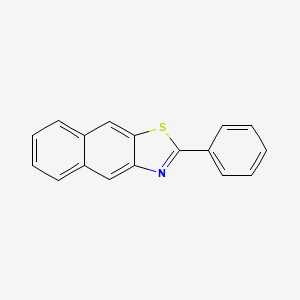 molecular formula C17H11NS B14728264 2-Phenylbenzo[f][1,3]benzothiazole CAS No. 5325-19-9