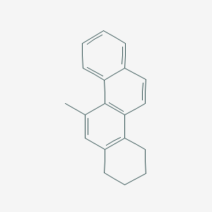molecular formula C19H18 B147283 11-Methyl-1,2,3,4-tetrahydrochrysene CAS No. 54092-73-8