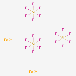 molecular formula F18Fe2Si3 B14728352 hexafluorosilicon(2-);iron(3+) CAS No. 12062-26-9