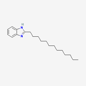 molecular formula C20H32N2 B14728362 2-Tridecyl-1h-benzimidazole CAS No. 5805-25-4