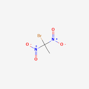 molecular formula C2H3BrN2O4 B14728376 1-Bromo-1,1-dinitroethane CAS No. 5432-38-2