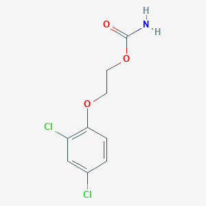 molecular formula C9H9Cl2NO3 B14728425 2-(2,4-Dichlorophenoxy)ethyl carbamate CAS No. 6294-82-2