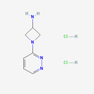 1-(Pyridazin-3-yl)azetidin-3-amine dihydrochloride