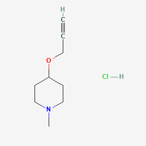 1-Methyl-4-(prop-2-yn-1-yloxy)piperidine hydrochloride