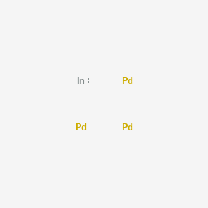 molecular formula InPd3 B14728585 Indium--palladium (1/3) CAS No. 12383-79-8