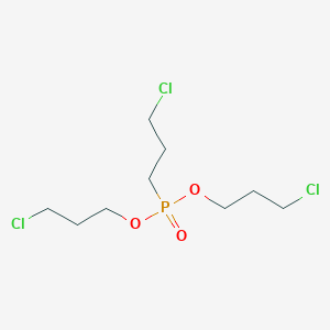 molecular formula C9H18Cl3O3P B14728628 Bis(3-chloropropyl)(3-chloropropyl)phosphonate CAS No. 6303-22-6