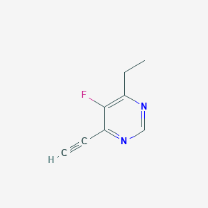 4-Ethyl-6-ethynyl-5-fluoropyrimidine