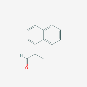 molecular formula C13H12O B147287 2-(Naphthalen-1-yl)propanal CAS No. 52417-52-4