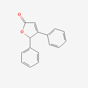 molecular formula C16H12O2 B14728710 4,5-Diphenyl-2(5H)-furanone CAS No. 6620-27-5