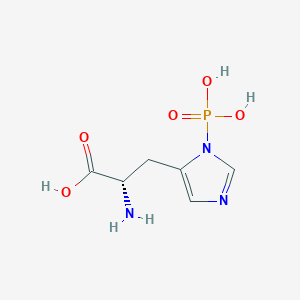 molecular formula C6H10N3O5P B14728726 N(pros)-phospho-L-histidine CAS No. 5789-15-1