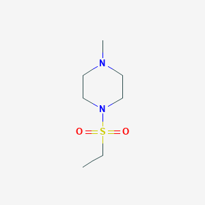molecular formula C7H16N2O2S B14728755 Piperazine, 1-(ethylsulfonyl)-4-methyl- CAS No. 5433-67-0