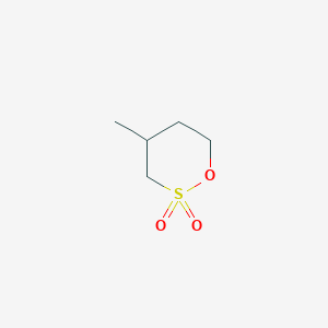 molecular formula C5H10O3S B14728768 4-Methyl-1,2-oxathiane 2,2-dioxide CAS No. 5455-50-5