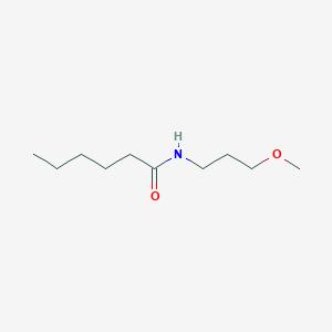 molecular formula C10H21NO2 B14728774 n-(3-Methoxypropyl)hexanamide CAS No. 6283-00-7
