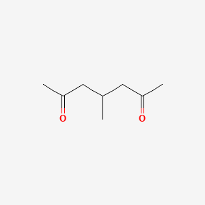 molecular formula C8H14O2 B14728789 4-Methylheptane-2,6-dione CAS No. 5526-47-6