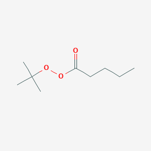 molecular formula C9H18O3 B14728795 Tert-butyl pentaneperoxoate CAS No. 13653-03-7
