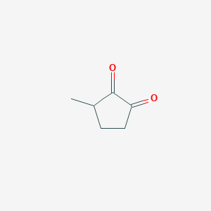 molecular formula C6H8O2 B147288 3-Methylcyclopentane-1,2-dione CAS No. 765-70-8