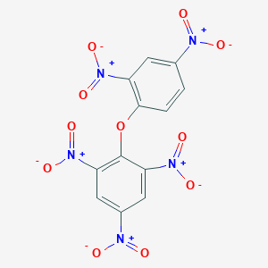molecular formula C12H5N5O11 B14728801 Benzene, 2-(2,4-dinitrophenoxy)-1,3,5-trinitro- CAS No. 5950-87-8