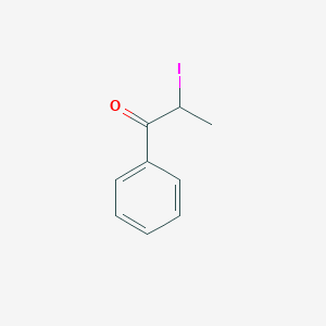 molecular formula C9H9IO B14728878 2-Iodo-1-phenylpropan-1-one CAS No. 6084-15-7