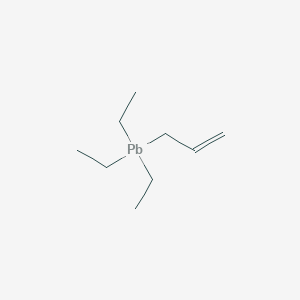 molecular formula C9H20Pb B14728913 Triethyl(prop-2-en-1-yl)plumbane CAS No. 13911-49-4