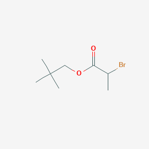 molecular formula C8H15BrO2 B14728945 Neopentyl 2-bromopropanoate CAS No. 5441-01-0