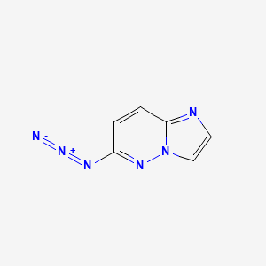 molecular formula C6H4N6 B14728968 6-Azidoimidazo[1,2-b]pyridazine CAS No. 13526-73-3