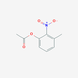 molecular formula C9H9NO4 B14729008 3-Methyl-2-nitrophenyl acetate CAS No. 5345-39-1