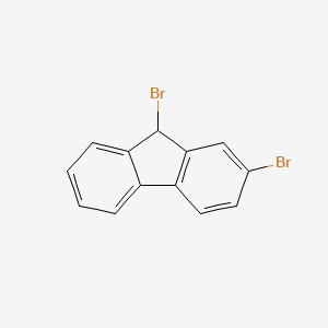 molecular formula C13H8Br2 B14729081 2,9-Dibromo-9h-fluorene CAS No. 6633-25-6