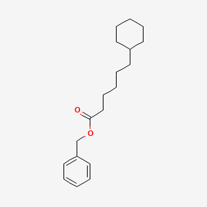 molecular formula C19H28O2 B14729121 Benzyl 6-cyclohexylhexanoate CAS No. 6282-68-4