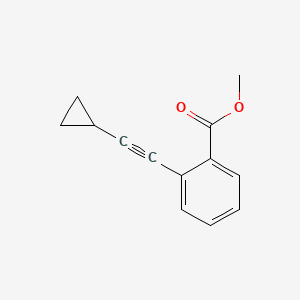 molecular formula C13H12O2 B1472914 Methyl 2-(cyclopropylethynyl)benzoate CAS No. 1357469-11-4