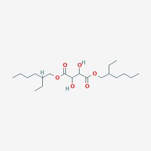 molecular formula C20H38O6 B14729176 Bis(2-ethylhexyl) (R(R*,R*))-tartrate CAS No. 13318-07-5
