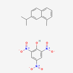 molecular formula C20H19N3O7 B14729181 Eudalene, picrate CAS No. 6938-96-1