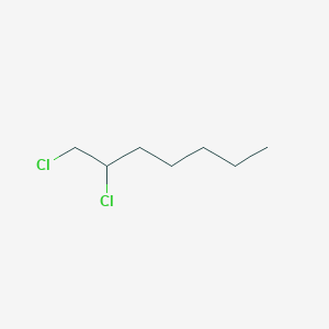 molecular formula C7H14Cl2 B14729195 1,2-Dichloroheptane CAS No. 10575-87-8