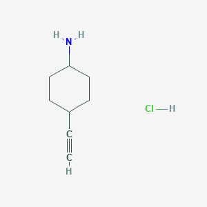 trans-4-Ethynylcyclohexan-1-amine hydrochloride