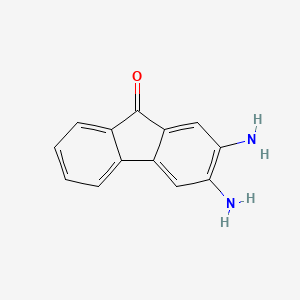 molecular formula C13H10N2O B14729222 2,3-Diamino-9h-fluoren-9-one CAS No. 6633-42-7