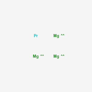 molecular formula Mg3Pr B14729268 Magnesium--praseodymium (3/1) CAS No. 12032-61-0