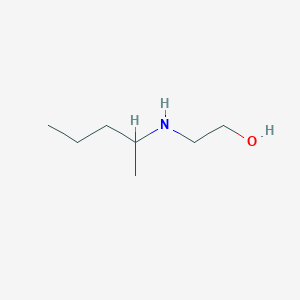 molecular formula C7H17NO B14729310 2-(Pentan-2-ylamino)ethanol CAS No. 6622-24-8