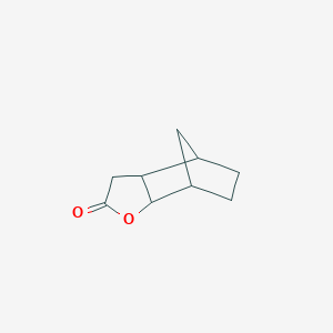 molecular formula C9H12O2 B14729323 Hexahydro-4,7-methano-1-benzofuran-2(3H)-one CAS No. 5963-22-4