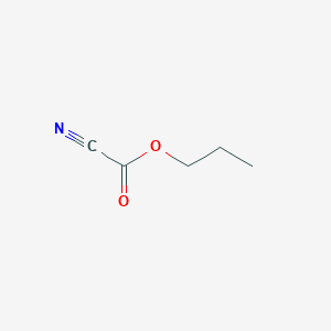 molecular formula C5H7NO2 B14729375 Propyl cyanoformate CAS No. 5532-83-2