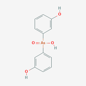 molecular formula C12H11AsO4 B14729439 Bis(3-hydroxyphenyl)arsinic acid CAS No. 6308-62-9