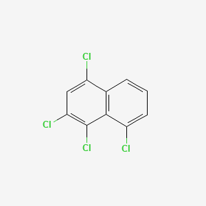 molecular formula C10H4Cl4 B14729467 1,2,4,8-Tetrachloronaphthalene CAS No. 6529-87-9